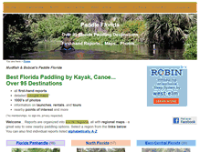 Tablet Screenshot of paddleflorida.net